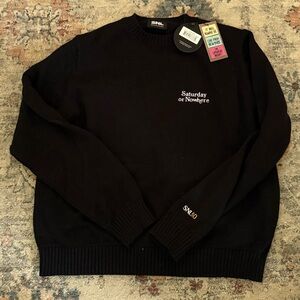 New York or Nowhere Saturday Night Live SNL 50 Black Crewneck Sweater